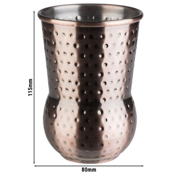 (6 sztuk) Kubki - JULEP MUG - 400 ml - miedź postarzana - Prime Gastro