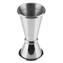 (6 szt.) Jigger – miarka barmańska ze stali nierdzewnej PREMIUM - 20ml & 40ml - dwustronna - z podziałką 10ml & 30ml