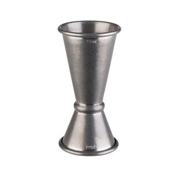 (6 sztuk) Miarka barowa - stal nierdzewna - 20cl i 40cl - z linią napełniania 10cl i 30cl - Prime Gastro