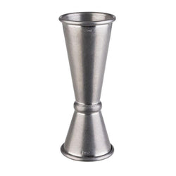 (6 szt.) Jigger – miarka barmańska ze stali nierdzewnej PREMIUM - 25ml & 50ml - dwustronna - z podziałką 15ml & 35ml