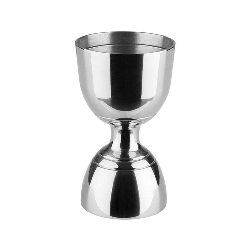 (6 szt.) Jigger – miarka barmańska ze stali nierdzewnej PREMIUM - 30ml & 60ml - dwustronna - z podziałką 10ml/15ml/20ml & 40ml