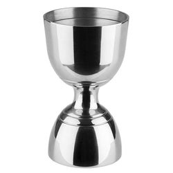 (6 szt.) Jigger – miarka barmańska ze stali nierdzewnej PREMIUM - 30ml & 60ml - dwustronna - z podziałką 10ml/15ml/20ml & 40ml