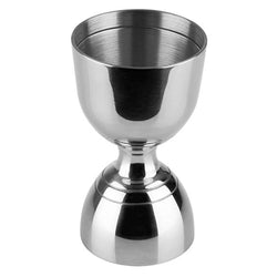 (6 szt.) Jigger – miarka barmańska ze stali nierdzewnej PREMIUM - 30ml & 60ml - dwustronna - z podziałką 10ml/15ml/20ml & 40ml