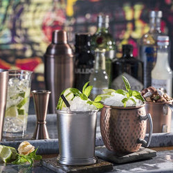 (6 sztuk) Kubek - JULEP MUG - 350 ml - srebrny