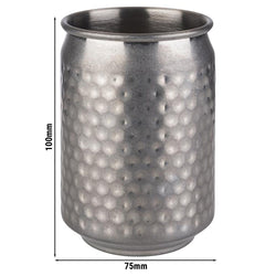 (6 sztuk) Kubki - COOL - 350 ml - srebrne