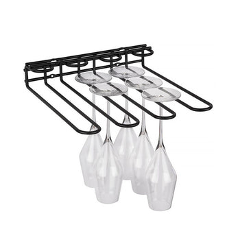 Szyna na kieliszki - metalowa - do 12 kieliszków - Prime Gastro