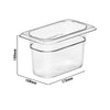 (6 pcs) CAMBRO | Container GN 1/9 CAMVIEW® – copolymer – height: 100 mm – without BPA – transparent, image 2 of 8