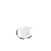 (6 sztuk) CAMBRO | SafeTrak – pojemniki z polipropylenu GN 1/9 – kolor mleczny – wysokość: 100 mm