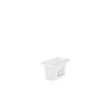 (6 sztuk) CAMBRO | SafeTrak – pojemniki z polipropylenu GN 1/9 – kolor mleczny – wysokość: 100 mm