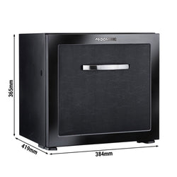 DOMETIC | Wbudowana lodówka typu minibar – DM 20 NTE D – 384 mm – 20 litrów – wysuwana szuflada z dekoracją