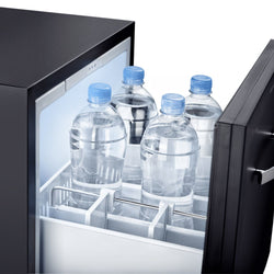 DOMETIC | Wbudowana lodówka typu minibar – DM 20 NTE D – 384 mm – 20 litrów – wysuwana szuflada z dekoracją