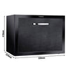 DOMETIC | Chłodziarka minibarowa do zabudowy DM 50 NTE D – 550 mm – 50 L – z wysuwaną szufladą z dekorem