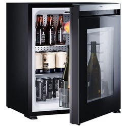 DOMETIC | Chłodziarka minibarowa HIPRO EVOLUTION C60G – 490 mm – 60 L – z 1 drzwiami szklanymi – z zawiasami drzwi po prawej stronie
