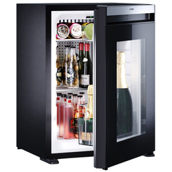 DOMETIC | Lodówka minibarowa – EVOLUTION A40G – 405 mm – 40 litrów – z 1 szklanymi drzwiami i zawiasami po prawej stronie