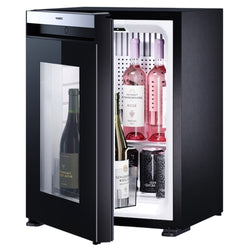 DOMETIC | Lodówka minibarowa – EVOLUTION A30G – 384 mm – 30 litrów – z 1 szklanymi drzwiami i zawiasami po lewej stronie