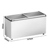 LIEBHERR | Zamrażarka skrzyniowa – 449 L – z pokrywą aluminiową przesuwną – biała