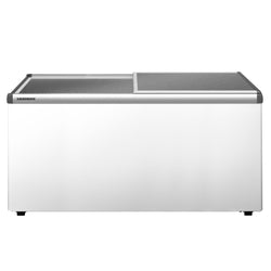LIEBHERR | Zamrażarka skrzyniowa - 449 litrów - z aluminiową przesuwaną pokrywą - Biała