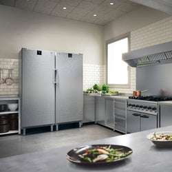 LIEBHERR | Szafa chłodnicza ze stali nierdzewnej PERFECTION – 655 litrów – GN 2/1 – wnętrze z tworzywa sztucznego – z 1 drzwiami