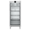 LIEBHERR | Szafa chłodnicza PERFECTION – stal nierdzewna – GN 2/1 – 600 L – od +1 do +15 °C – z wnętrzem z tworzywa sztucznego i 1 drzwiami szklanymi