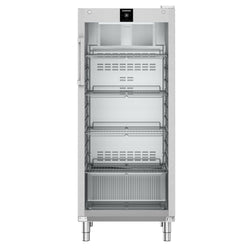 LIEBHERR | Chłodziarka PERFECTION ze stali nierdzewnej - 600 litrów - GN 2/1 - wnętrze z tworzywa sztucznego - z 1 szklanymi drzwiami