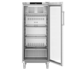 LIEBHERR | Chłodziarka PERFECTION ze stali nierdzewnej - 600 litrów - GN 2/1 - wnętrze z tworzywa sztucznego - z 1 szklanymi drzwiami