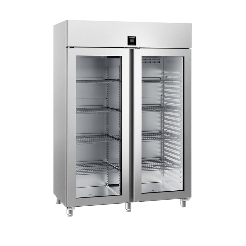 LIEBHERR | Chłodziarka ze stali nierdzewnej PERFECTION - 1414 litrów - GN 2/1 - wnętrze ze stali nierdzewnej - z 2 szklanymi drzwiami & WiFi