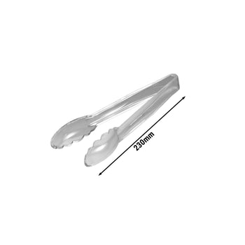 (12 szt.) CAMBRO | LUGANO® - Szczypce kuchenne - 230 mm - przezroczyste - Prime Gastro