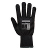 (10 pairs) PVC Dot Grip Gloves - Black/Red - Size: XS