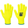 (10 pairs) Cut-Resistant Gloves Pro Cut - Yellow - Size: L - Cut Level D - Heat-Resistant up to 100°C