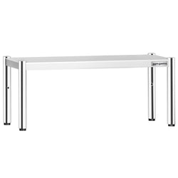Półka ze stali nierdzewnej – 1 poziom – 1000 x 370 mm – regulowana wysokość