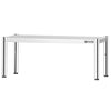 Półka z stali nierdzewnej – 1 poziom – 1200 x 370 mm – regulowana wysokość