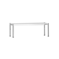Półka ze stali nierdzewnej – 1 poziom – 1000 x 370 mm – regulowana wysokość