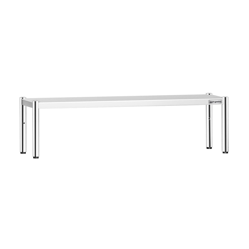 Półka ze stali nierdzewnej – 1 poziom – 1800 x 370 mm – regulowana wysokość
