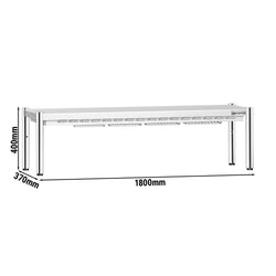 Mostek cieplny z promiennikiem ceramicznym – 1800 x 370 mm – 1,4 kW – 1 ogrzewane piętro