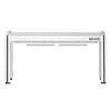 Heated gantry – 800 x 370 mm – 700 W – with ceramic radiant heaters – with 1 heated tier
