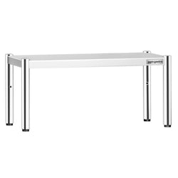 Półka z stali nierdzewnej – 1 poziom – 800 x 370 mm – regulowana wysokość
