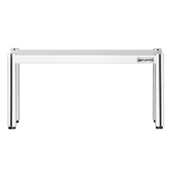 Półka z stali nierdzewnej – 1 poziom – 800 x 370 mm – regulowana wysokość