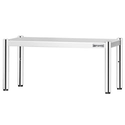 Półka z stali nierdzewnej – 1 poziom – 800 x 370 mm – regulowana wysokość
