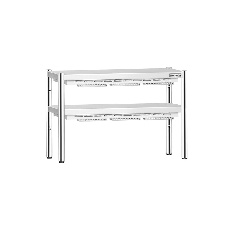 Mostek grzewczy PREMIUM na podczerwień z 2 lampami grzewczymi - 1200x370mm - 2x 1,05kW - 2 podgrzewane poziomy - regulowana wysokość
