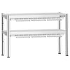 Mostek grzewczy PREMIUM na podczerwień z 2 lampami grzewczymi - 1200x370mm - 2x 1,05kW - 2 podgrzewane poziomy - regulowana wysokość