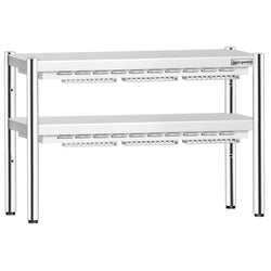 Mostek grzewczy PREMIUM na podczerwień z 2 lampami grzewczymi - 1200x370mm - 2x 1,05kW - 2 podgrzewane poziomy - regulowana wysokość