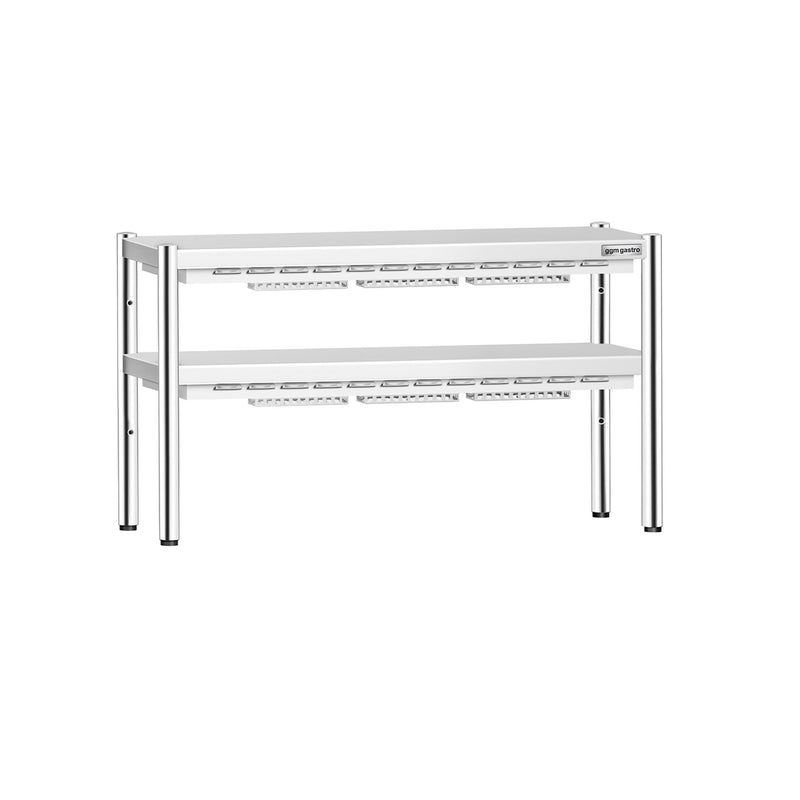 Mostek grzewczy PREMIUM z promiennikiem ceramicznym - 1400x370mm - 1,05kW - 2 podgrzewane poziomy - regulowana wysokość