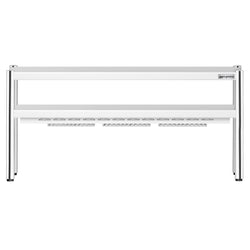 Mostek termiczny z promiennikiem ceramicznym – 1400 x 370 mm – 1,05 kW – 1 ogrzewana półka, 1 półka