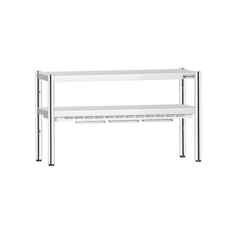 Mostek termiczny z promiennikiem ceramicznym – 1400 x 370 mm – 1,05 kW – 1 ogrzewana półka, 1 półka