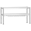 Commercial Heated Gantry with Ceramic Heaters - 1400x370mm - 1.05kW - 2 Tier - height-adjustable