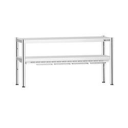 Mostek cieplny z promiennikiem ceramicznym – 1600 x 370 mm – 1,4 kW – 1 ogrzewana półka, 1 półka