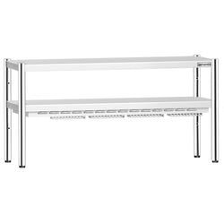 Mostek cieplny z promiennikiem ceramicznym – 1600 x 370 mm – 1,4 kW – 1 ogrzewana półka, 1 półka