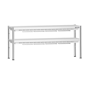 Mostek grzewczy PREMIUM na podczerwień z 2 promiennikami ceramicznymi - 1800x370mm - 2x 1,4kW - 2 podgrzewane poziomy - regulowana wysokość