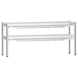 Mostek grzewczy PREMIUM na podczerwień z 2 promiennikami ceramicznymi - 1800x370mm - 2x 1,4kW - 2 podgrzewane poziomy - regulowana wysokość