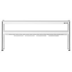 Mostek cieplny z promiennikiem ceramicznym – 1800 x 370 mm – 1,4 kW – 1 ogrzewana półka, 1 półka